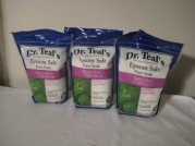 Dr. Teal's Epsom Salt Foot Soak, Cooling Peppermint, 2 lbs perbag (3 Pack)