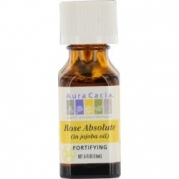 ESSENTIAL OILS AURA CACIA by ROSE ABSOLUTE IN JOJOBA OIL .5 OZ ESSENTIAL OILS AURA CACIA by ROSE