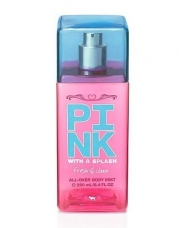 Victoria's Secret Pink with a Splash - Fresh & Clean - All Over Body Mist 8.4 Oz