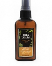 Hugo Naturals Travel Size Vanilla and Sweet Orange Essential Mist, 2 Ounce (Pack of 3)