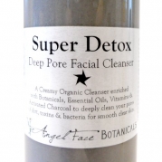 Super Detox - Deep Pore Facial Cleanser with Activated Charcoal - Organic 8 oz w/Pump top