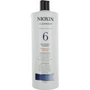 Nioxin Cleanser, System 6 (Medium to Coarse/Noticeably Thinning/Natural or Chemically-treated), 33.8 Ounce