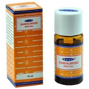 Satya Sandalwood Body Oil 10 ML - 1/3 OZ