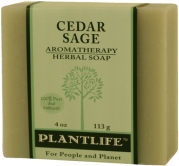 Cedar Sage 100% Pure & Natural Aromatherapy Herbal Soap- 4 oz(113g)
