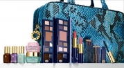 Estee Lauder Cosmetic Bag with Deluxe Sample of Skincare Makeup Set-1