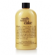 Philosophy Vanilla Birthday Cake Shampoo/Shower Gel/Bubble Bath, 16 Ounces