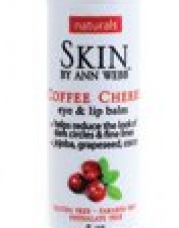 Skin By Ann Webb Lip and Eye Balm, Coffee Cherry, 0.5 Ounce