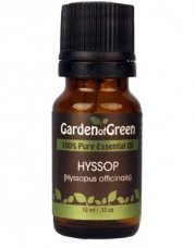 Hyssop Essential Oil (100% Pure and Natural, Therapeutic Grade) from Garden of Green