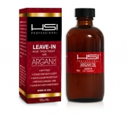 HSI PROFESSIONAL Argan Oil LEAVE IN CONDITIONER flat iron thermal protector leaves hair silky and shiny 4oz BOTTLE