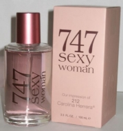 747 Sexy Women Perfume, Impression of 212 Sexy Women