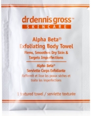 Dr. Dennis Gross Skincare Alpha Beta Smoothing Body Towel, 8 Count