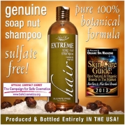 NaturOli Soap Nut / Soapberry Shampoo - Organic Natural Hair Care - Sulfate Free! Gluten free & Vegan. EXTREME Hair is made with USDA Organic soap nuts / soap berries! - Normal to Oily, 16oz