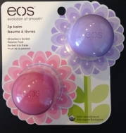 Eos Evolution of Smooth - Lip Balm Sphere 2 Pack Strawberry Sorbet & Passion Fruit Spring Set