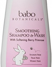 Babo Botanicals Berry Primrose Smooth Detangling Shampoo, 8 Ounce