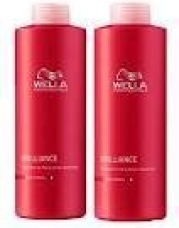 WELLA Brilliance Shampoo & Conditioner Coarse Colored Hair,Liter Duo 33.8 oz