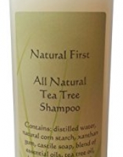 Natural First Tea Tree All Natural Shampoo - Chemical, Sls, and Paraben Free