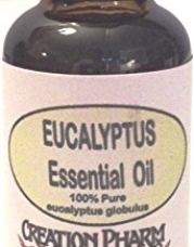 CreationPharm Premium Eucalyptus - Eucalyptus Globulus - 100 Percent Pure - Therapeutic Quality Eucalyptus Oil 30 ml Premium Grade From Spain. Experience the Quality Difference Between This Wonderful Spanish Oil and Those From Asia, High Eucalyptol Conten