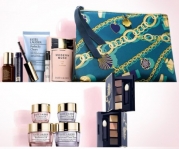 NEW Estee Lauder 2014 Fall 7 Pcs Skincare Makeup Gift Set $100+ Value with Cosmetic Bag