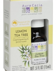 Aura Cacia Tea Tree Essential Oil, Lemon, 0.5 Fluid Ounce