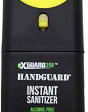 HANDGUARD Personal Alcohol-free Travel Size Hand Sanitizer By XGUARD360 - Protect Your Hands From Germs, Microbes, Bacteria and Smells by Using This Revolutionary Hand Sanitizer - Non-drying, Moisturizing, and Leaves Hands and Skin Silky Smooth - Perfect 