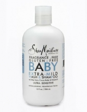 Shea Moisture - Gluten Free Baby Extra-Mild Wash & Shampoo Ultra-Sensitive Fragrance Free - 13 oz.