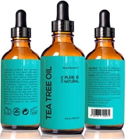 Tea Tree Oil - HUGE 4 oz - Pharmaceutical Grade - 100% Pure & Natural - With Glass Dropper - SEE RESULTS OR MONEY-BACK - The Highest Quality Essential Oils by Eve Hansen - Undiluted with no fillers, no alcohol or other additives. Natural Antiseptic - The 