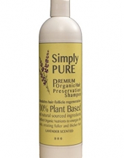 All Natural Hair Preservation Shampoo (Lavender Scent) - Made with Organic and 100% Natural Ingredients - By Simply Pure Body