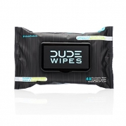 Dude Wipes - Flushable Wipes, Fragrance Free & Naturally Soothing, Dispenser Pack (48ct)