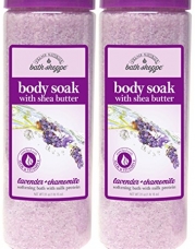 Village Naturals Bath Shoppe Lavender and Chamomile Body Soak 31 oz (2-pack)