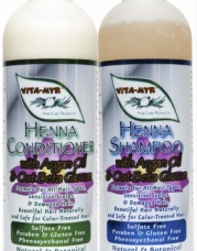 Henna 14 Oz Shampoo & Conditioner Set Natural, Botanical & Organic Ingredients Vegan & Gluten Free