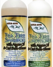 Tea Tree 14 Oz Shampoo & Conditioner Set Natural, Botanical & Organic Ingredients Vegan & Gluten Free