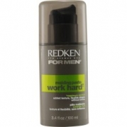Redken For Men Work Hard Power Paste For Firm Control Hair Styling & Protection 3.4 Oz.