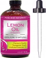 Pure Body Naturals Therapeutic Grade Undiluted Essential Lemon Oil, 4 fl. oz.