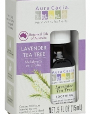 Aura Cacia Tea Tree Essential Oil, Lavender, 0.5 Fluid Ounce