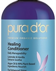 pura d'or Premium Organic Argan Oil Hair Conditioner, 16 Ounce