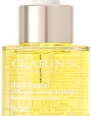 Clarins Santal Face Treatment for Unisex, Oil to Dry Skin, 1 Ounce