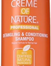 Creme of Nature Detangling Conditioning Shampoo for Normal Hair, Sunflower and Coconut, 32 Ounce