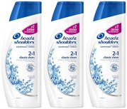 Head & Shoulders Classic Clean 2-in-1 Dandruff Shampoo & Conditioner, 13.5 Ounce (Pack of 3)