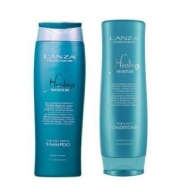Lanza Healing Moisture Tamanu Cream Shampoo 10.1 Kukui Nut Conditioner 8.5 DUO