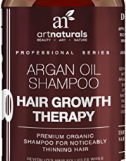 Art Naturals Organic Argan Oil Hair Loss Shampoo for Hair Regrowth 16 Oz - Sulfate Free - Best Treatment for Hair Loss, Thinning & Aging - Product For Men & Women - Infused with Biotin -3 Month Supply