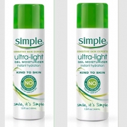 Simple Skincare Hydrating Light Gel Moisturizer, 1.5 Ounce (PACK OF TWO)