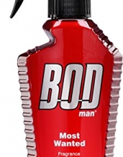 BOD Man Fragrance Body Spray, Most Wanted, 8 Fluid Ounce