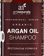 Art Naturals Organic Daily Argan Oil Shampoo 16 oz, Best Moisturizing, Volumizing Sulfate Free Shampoo for Women, Men & Teens - Used for Dry, Damaged, Colored For All Hair Types - Anti Aging Hair Care