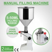 Huhushop(TM) Manual Liquid Filling Machine 5-50ml for Cream Shampoo Cosmetic Liquid Filler
