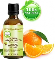 ORANGE ORGANIC ESSENTIAL OIL. 100% Pure Therapeutic Grade, Premium Quality, Undiluted. 1 Fl.oz.- 30 ml. by Botanical Beauty.