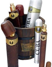 Cuba Gold Bucket 5 Pc Gift Set For Men Includes Full Size Cologne and Aftershave, Large Body Spray, and Travel Size Cologne