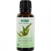 NOW Foods Organic Essential Oils Eucalyptus -- 1 fl oz