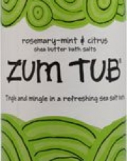 Zum Tub Shea Butter Bath Salts Rosemary Mint and Citrus -- 12 oz