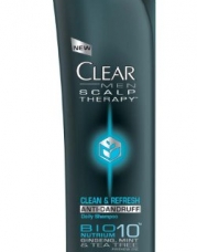 CLEAR MEN SCALP THERAPY AntiDandruff Shampoo, Clean & Refresh, 12.9 Fluid Ounce