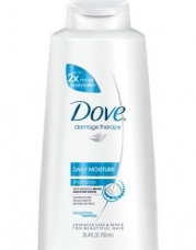 Dove Damage Therapy Daily Moisture Shampoo, Packaging May Vary, 25.4 Ounce (Pack of 2)